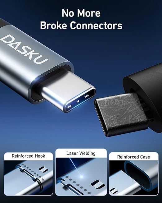 100W USB C to USB C Cable [2 Pack 6FT], Type C Fast Charging Cable for iPhone 17 Air/iPhone 17/iPhone 17 Pro/iPhone 17 Pro Max, iPhone 16/15 Series, Samsung Galaxy S/Note Series, MacBook, iPad