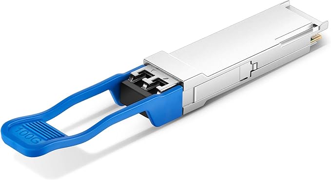 QSFPTEK 100G QSFP28 Transceiver, 100gb LC Single-Mode 100GBASE-LR4 Optical Module for Arista Networks QSFP-100G-LR4 (LWDM, 10km, with DDM)