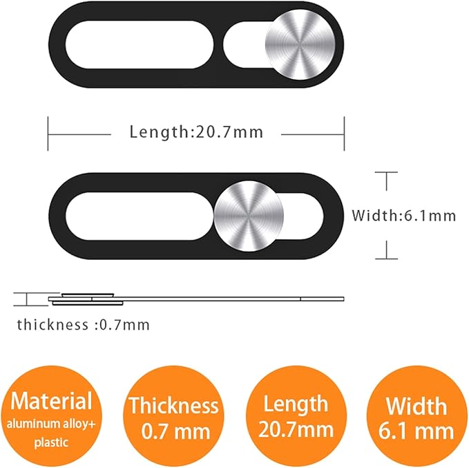Front Camera Cover,Webcam Cover Compatible for Phone 14Pro/14 Pro Max/15/15Plus/15Pro/15Pro Max/16/16Plus/16Pro/16Pro Max,Protect Privacy and Security,Not Affect Face ID, 2 Pack-Silver