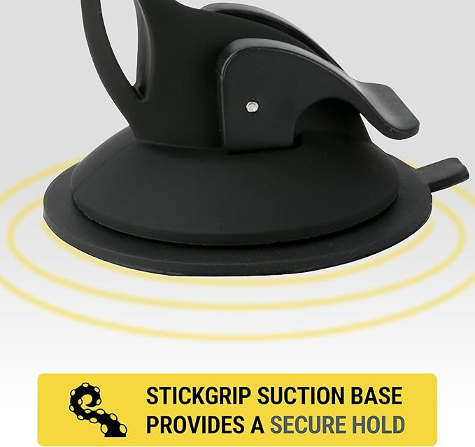 Scosche HDVM Universal 3-in-1 Vent/Windshield/Dashboard Cell Phone Holder Car Mount, Suction Cup Phone Mount with Vent Clip, Compatible with iPhone 16/15/14/13/12 & Mobile Phones up to 3.5 inches