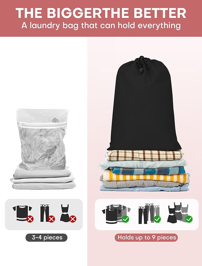 6 PCS Set Compression Packing Cubes for Travel, Lightweight Packing Organizer Bags Travel Essentials for Carry On, Suitcase, Home Closet - Black