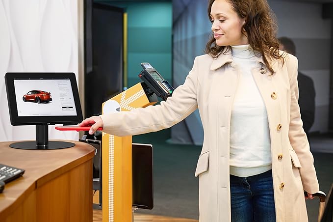 iPad Wall Mount with Barcode Scanner – CTA Anti-Theft Tablet Enclosure with Honeywell Barcode Scanner for iPad 10.9" 10th Gen, 11 (A16), Pro 11", Air 11, Galaxy S Tabs, Surface Go Tabs & More