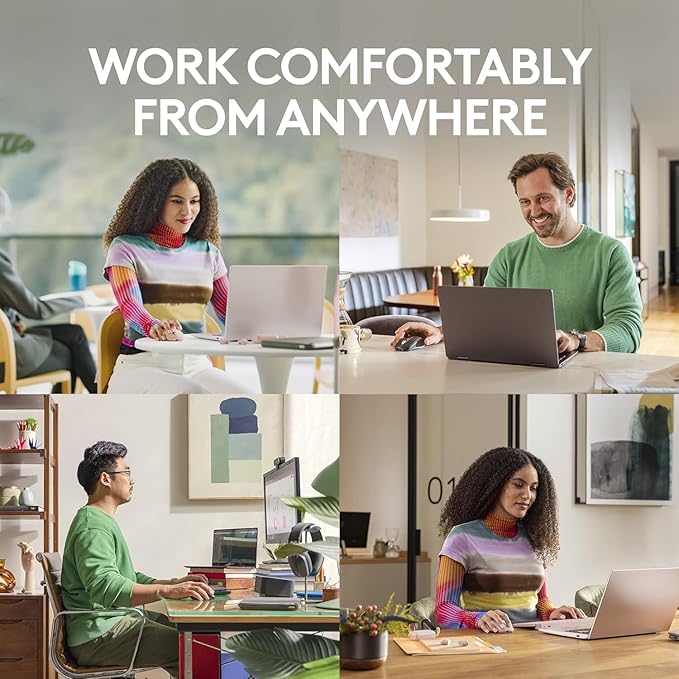 Logitech MX Anywhere 3S Compact Wireless Mouse, Fast Scrolling, 8K DPI Any-Surface Tracking, Quiet Clicks, Programmable Buttons, USB C, Bluetooth, Windows PC, Linux, Chrome, Mac - Graphite