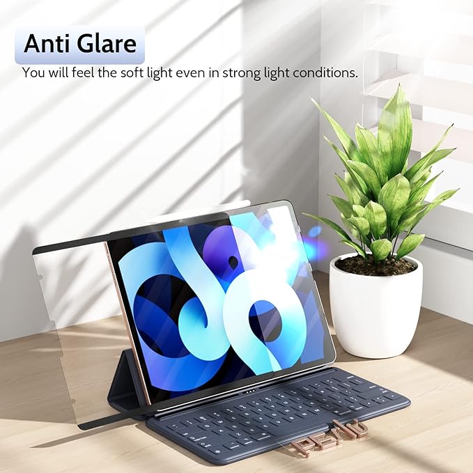 2 Pack Magnetic PaperFilm for iPad 9th & 7th Generation, iPad Air 3 & iPad Pro 10.5in - 10.2 Inch Feel Like Writing/Drawing on Paper, Removable Matte Anti-Glare Blue Light Screen Protector