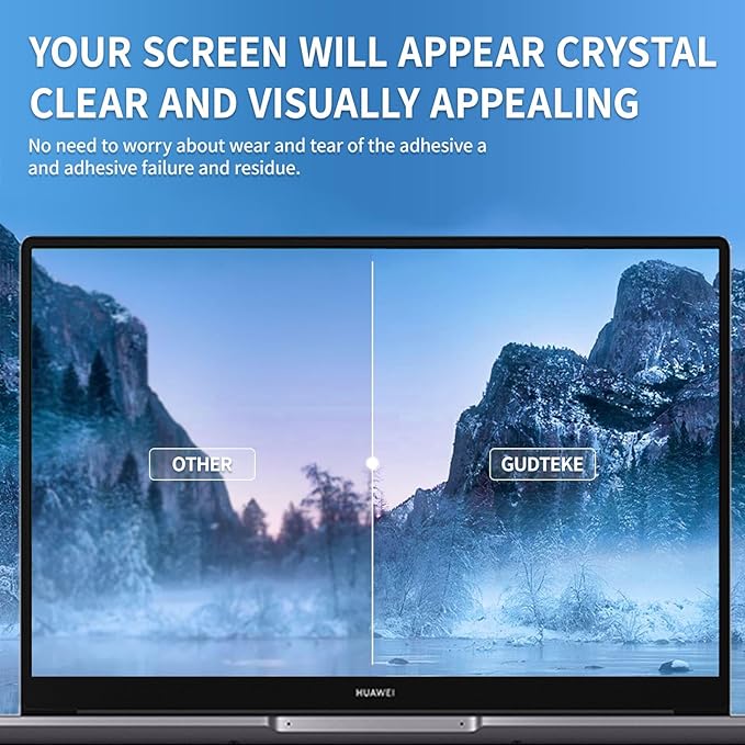 Laptop Privacy Screen 15.6 inch, 9H Hanging Privacy Screen for Laptop for 16:9, Acrylic HD Eye Protection Anti Glare Blue Light Laptop Screen Privacy Filter