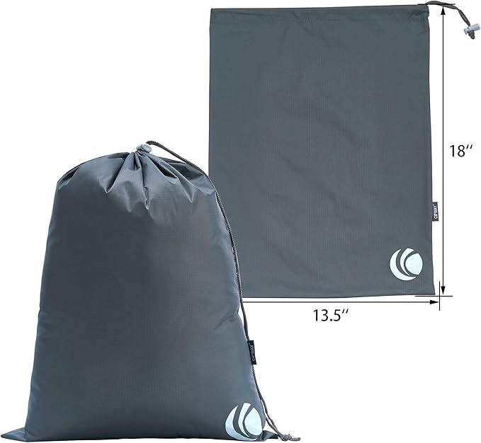 Cipway - 5 Set Compression Packing Cubes for Travel, Ultralight Packing Organizers for Luggage Suitcase & Backpack (Grey), L