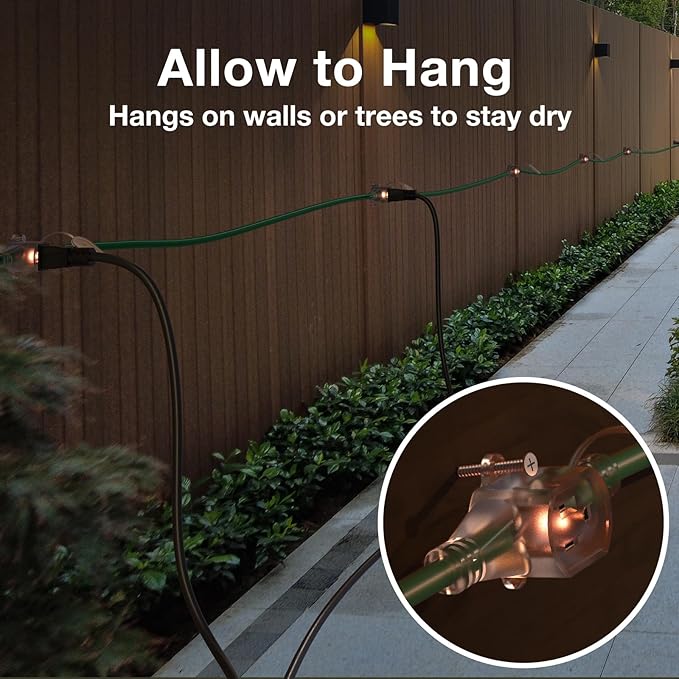 addlon 50FT Outdoor Extension Cord with Mutil Outlets Evenly Spaced 6 Outlets 16/3 SJTW Weatherproof Power Cable for Indoor Outdoor Halloween And Christmas Decorations with Indicator Lights ETL Listed