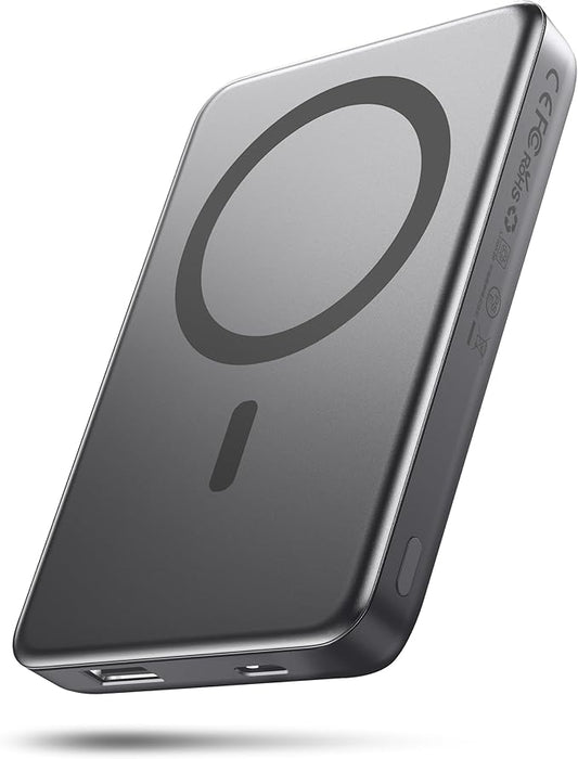 for Magsafe Battery Pack, 10000mAh Magnetic Portable Charger with USB-C Cable 20W Fast Charging, Slim & Lightweight Wireless Power Bank for iPhone 17/16/15/14/13 Series, for Travel Cruise Essentials