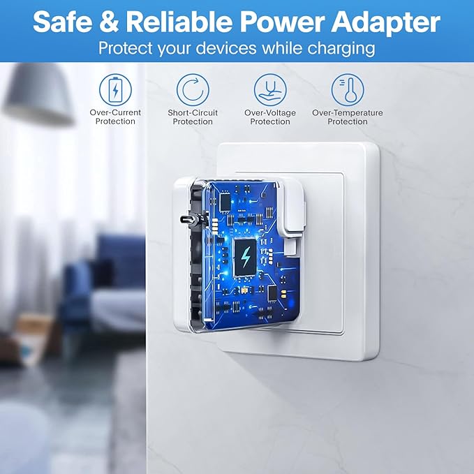 Mac Book Pro Charger - 118W USB C Charger Fast Charger Compatible with MacBook pro/Air, M1 M2 M3 M4, ipad Pro, Samsung Galaxy and More, Include Charge Cable