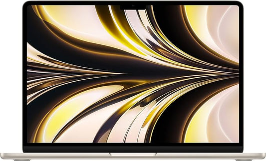 Apple 2022 MacBook Air with Apple M2 Chip, 13-inch, 8GB RAM, 256GB SSD Storage, Starlight (Renewed Premium)