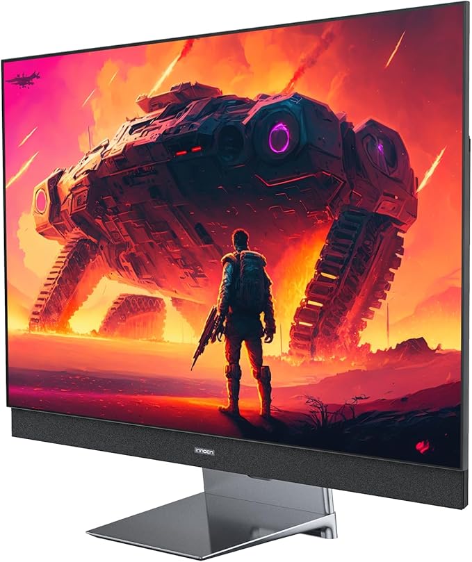 INNOCN 43 Inch Ultrawide Monitor Gaming 4K 144Hz PC Computer Desktop Larger Monitor, HDR400, FreeSync Premium, Built-in Stereo Speakers, DisplayPort, HDMI, Height Adjustable, Black