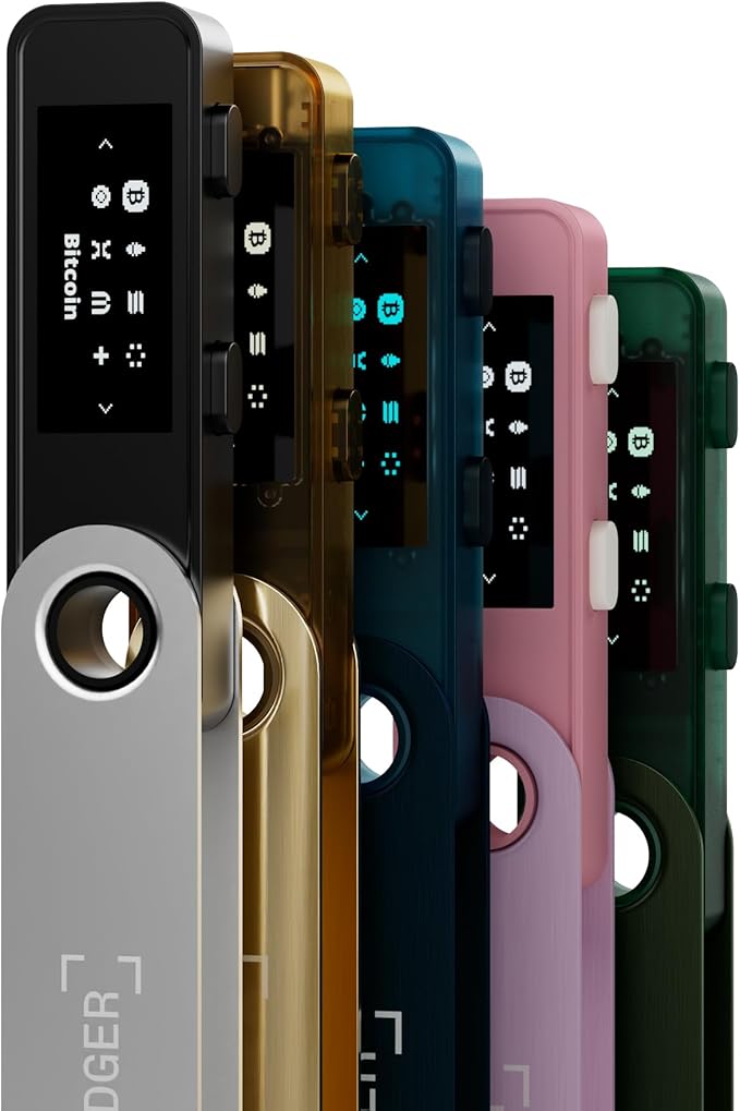 Ledger Nano S Plus (Emerald Green) : The Perfect Entry-Level Hardware Wallet to securely Manage All Your Crypto and NFTs (for Android or Desktop only)