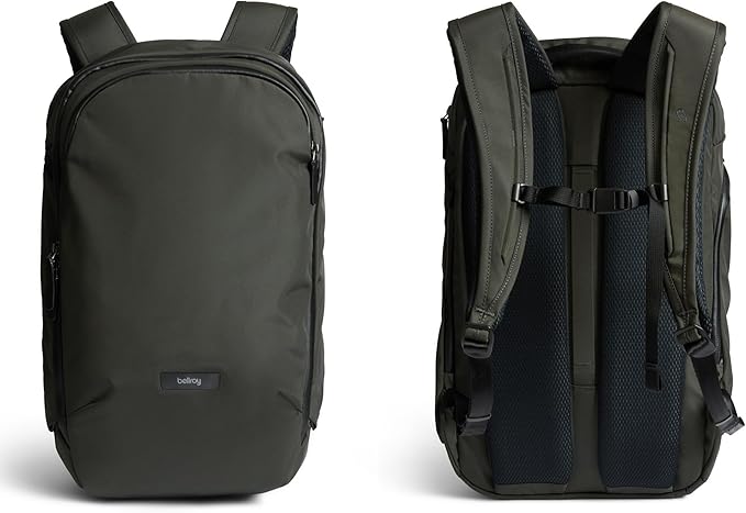 Bellroy Transit Workpack Pro (22L work bag/commuter backpack, fits 16” laptops; organization for travel and commutes) -Olive