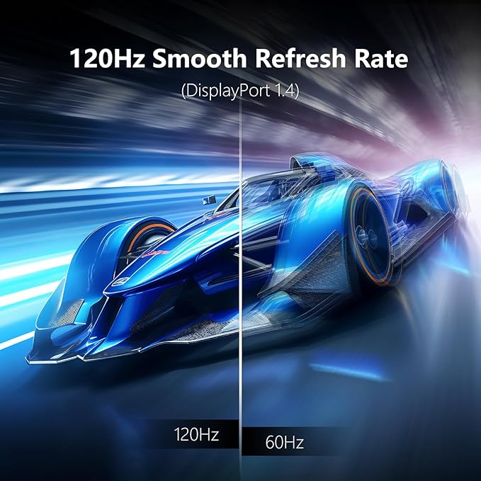 INNOCN 45 Inch 5K2K 5120 x 1440p 120Hz Ultrawide Curved Gaming Monitor, R1500, HDR400, USB Type-C 65W Power Delivery, PIP/PBP, Built-in Speaker, Height Adjustable, Black