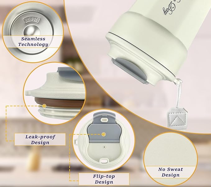 ZK&HX LIFE Pour Over Coffee Maker,Travel Coffee Mug,Insulated Coffee Mug,Camping Coffee Makers,Tea Infuser Mug for Loose Leaf Tea,Travel & On the GO