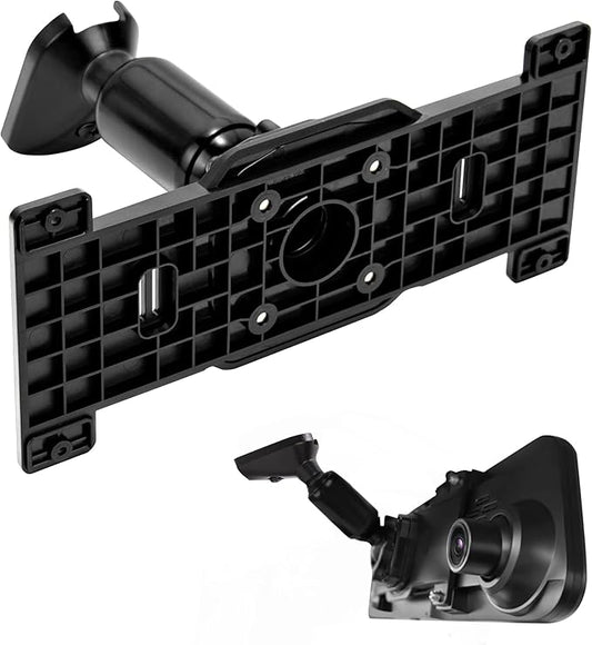 Dash Cam Mirror Mount, Rear View Mirror Dash Cam Mount Back Plate Panel Kit for 5.5" - 12" Rearview Mirror Dash Cams