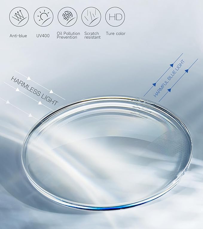 Ultra thin Lightweight Folding Reading Glasses Women Men TR90 Blue Light Blocking Anti UV/Eyestrain Foldable Compact Computer Readers Portable Unique Stretchable Slim Flat case Clear +2.0