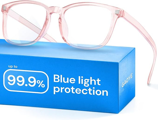 Gaoye Blue Light Glasses for Computer & Gaming - Anti UV Ray Lenses, Scratch-Resistant & Comfort Fit