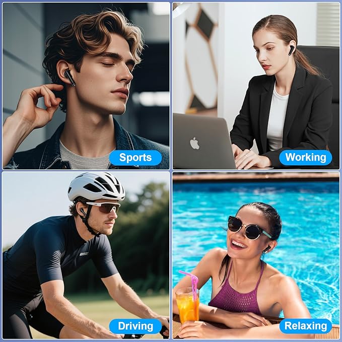 Wireless Earbuds Bluetooth Headphones for Samsung Galaxy S25 Ultra S24 S23 S22 S21 S20 FE A16 5G A15 A14 A56 A55 A54 A36 A35 A34 A26 A25, Wireless Charging Case Digital Display Ear Buds with Deep Bass