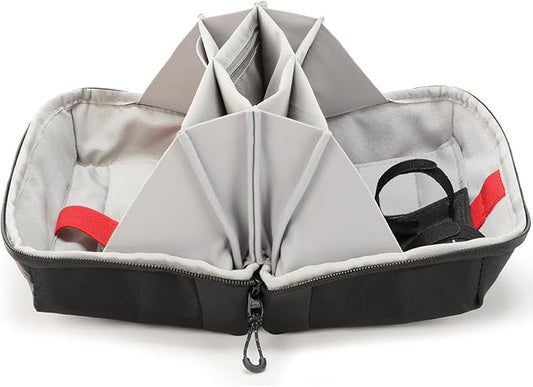 VanFn Electronics Travel Organizer Storage Bag, Accessory Handle Bag, Gadgets Pouch, USB Cable, Travel Friendly Electronics Organizer P.Travel Series