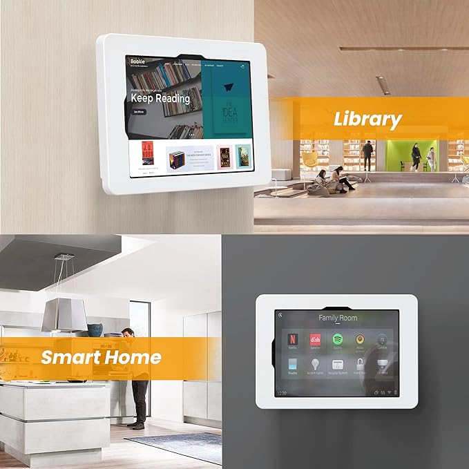 Tablet Wall Mount Compatible with 10.9" iPad 10th, Pro 11" 1 2 3 4, Air 4 5, Air 11", iPad 11"(A16) - BSW101WA