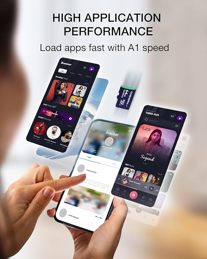 64GB CT100 microSDXC UHS-I Memory Card with Adapter - up to 100MB/s, C10, U1, V10, Full HD, A1, Micro SD Card for Smartphones, Tablets, Cameras, Gaming Consoles, and Drones (2 Pack)