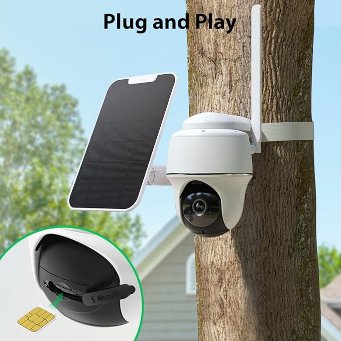 (2 Pack) EIOTCLUB Prepaid SIM Card, 4G LTE SIM Support for Verizon, AT&T and T-Mobile in The USA, Data Only SIM Card for Security Camera Trail Camera Router WiFi Hotspot Unlocked Device, No Contract