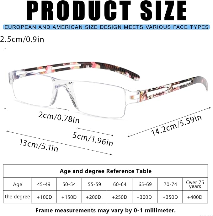Viseng 3 pairs of reading glasses, blue light blocking glasses, computer reading glasses for men and women, fashionable rectangular one-piece glasses frame+1.0(Red)