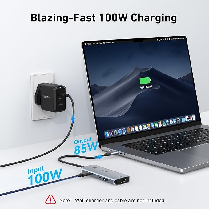 Docking Station USB C to Dual HDMI Adapter USBC Hub DualHDMI Monitors for Windows,USB C Adapter with Dual HDMI,3 USB Port,PD