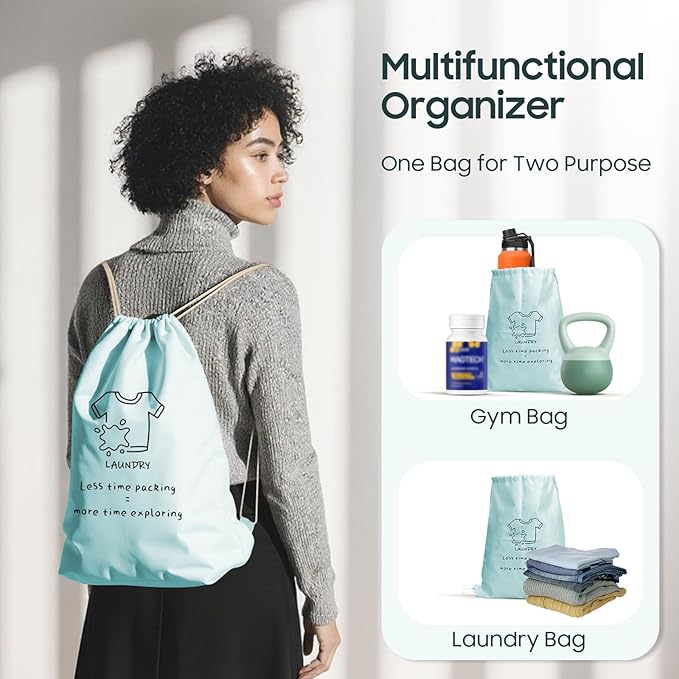 8 Set Packing Cubes for Travel Essentials - Luggage Organizer Bags with Hanging Toiletry & Shoe Bag for Suitcase, Travel Cubes for Packing