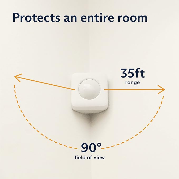 SimpliSafe 8 Piece Wireless Home Security System - Optional 24/7 Professional Monitoring - No Contract - Compatible with Alexa and Google Assistant , White