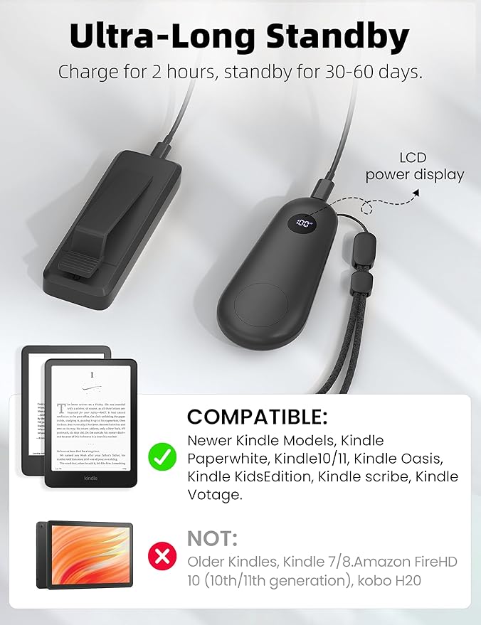 Kindle Floor Stand with Remote Page Turner, Tablet Stand with 11lb Stable Base, Adjustable Height Tablet Holder Mount, Compatible Kindles Tablets iPhones 4.7-12.9 inch