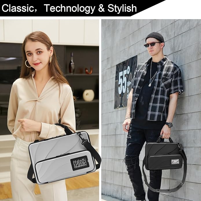 Laptop Case Hard Shell Laptop Bag for Men Women with Shoulder Strap