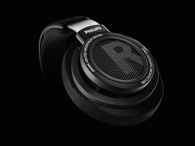 Philips Audio SHP9500 HiFi Precision Stereo Over-Ear Headphones (Black)