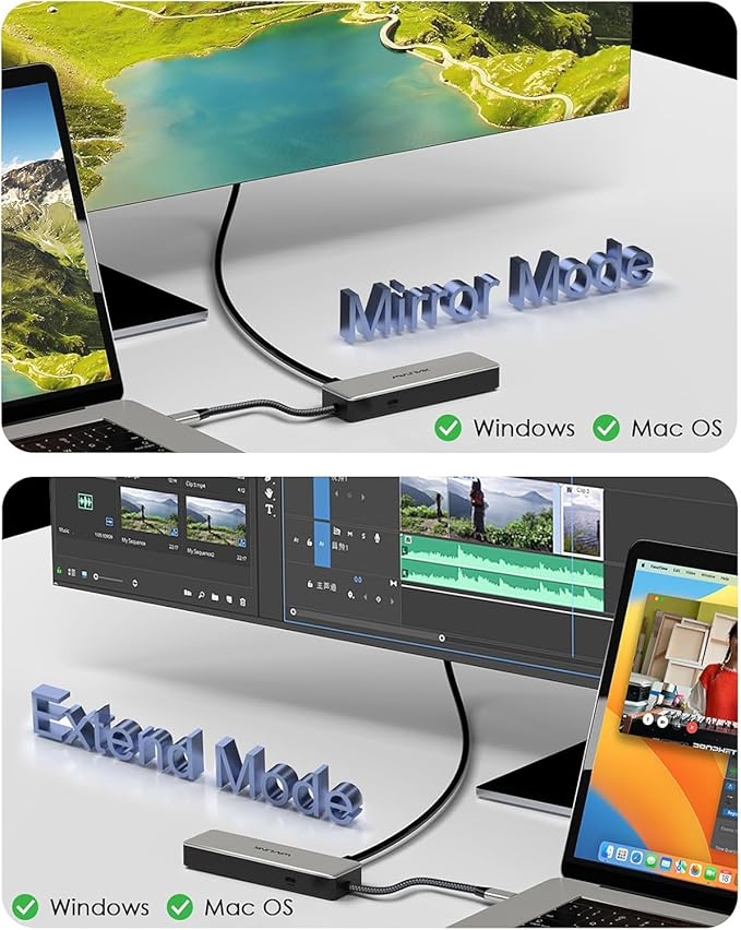 USB C Hub 2.5G Ethernet, WAVLINK 10Gbps USB C 3.2 Hub with 100W Power Delivery, 4K@120Hz HDMI 2.1, 3*USB3.2 Gen 2, 2.5G RJ45 Ports, Fit for MacBook Pro/Air iPad Dell HP Lenovo Asus Acer
