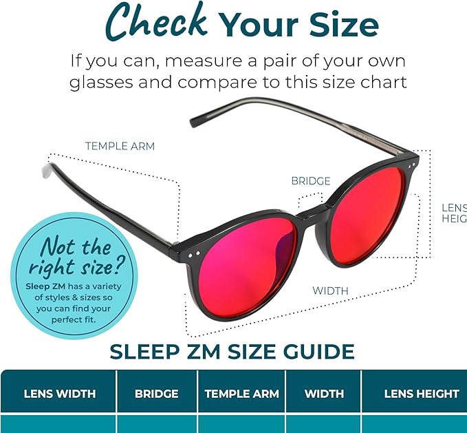 100% Blue Light Blocking Glasses - Women + Men - Better Sleep - Anti Eye Strain Protection - Computer Screens Gaming