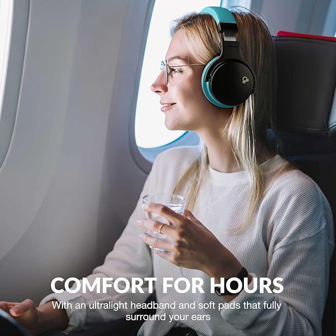 Million Sold Classic E7 Active Noise Cancelling Headphones with Upgraded HD Sound, Wireless Bluetooth Headphones Over The Ear Unequaled Comfort, Vivid Deep Bass, for Home Office Travel Birthday Gift