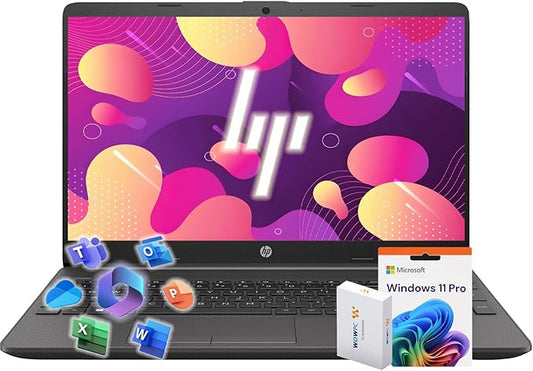 HP 250 G9 15" FHD Business Laptop, Microsoft Office 365 Included, Intel Core i5-1235U 10-core Processor, 32GB RAM, 2TB SSD, Ethernet Port RJ-45, SD Card Reader, Wi-Fi 6, Windows 11 Pro, WOWPC USB