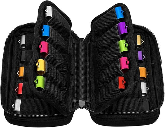 20 Slots USB Flash Drive Case with Labels, USB Storage Case Thumb Drive Holder case USB Organizer Storage Bag Electronic Accessories Organizer for USB Memory Stick