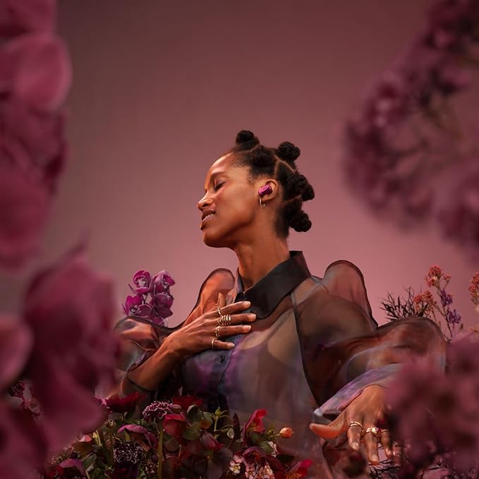 Bose New QuietComfort Ultra Bluetooth Earbuds (2nd Gen), Wireless Noise Cancelling Earbuds, Up to 6 Hours Battery, IPX4 Rating, Immersive Audio, Deep Bass, Deep Plum - Limited Edition Color