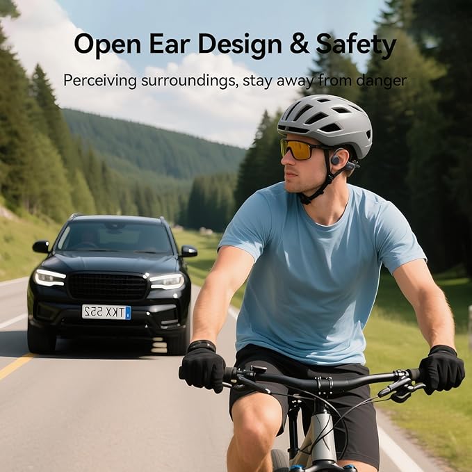 NANK Runner4 Swimming Headphones, IP68 Bone Conduction Headphones & 16GB MP3 Player Bluetooth 5.4 Wireless Open Ear Bone Conduction Underwater Sport Earbuds for Swimming Running Cycling Fitness