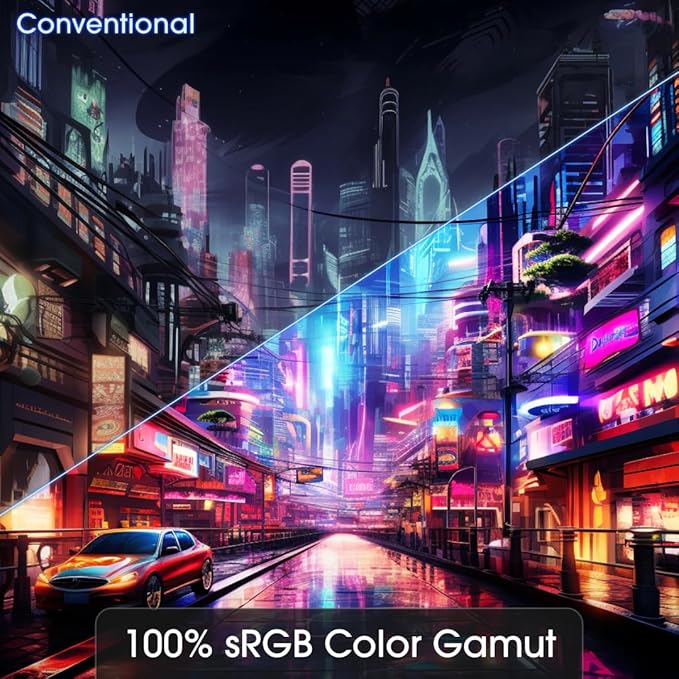 Sceptre New 24-inch Professional Monitor 100Hz 1ms HDMI x2 VGA 100% sRGB Build-in Speakers, Eye Care Machine Black (E248W-FW100TR)