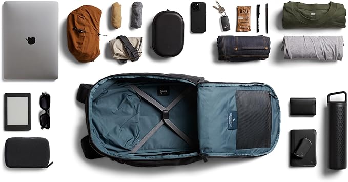 Bellroy Transit Workpack Pro (22L work bag/commuter backpack, fits 16” laptops; organization for travel and commutes) - Black