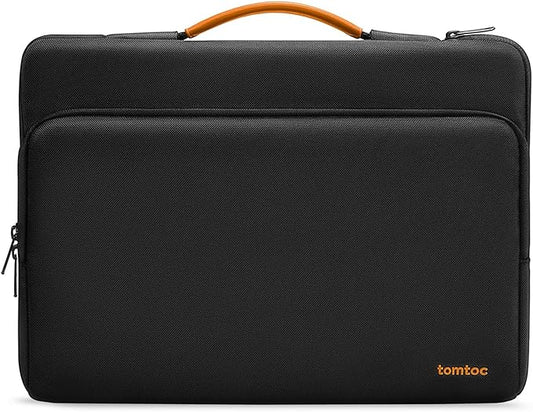 tomtoc 360 Protective Laptop Carrying Case compatible with 14-inch MacBook Pro M4/M3/M2/M1 Pro/Max 2024-2021, 12.9-13 Inch iPad Pro/Air, Water-Resistant MacBook Accessory Bag Sleeve