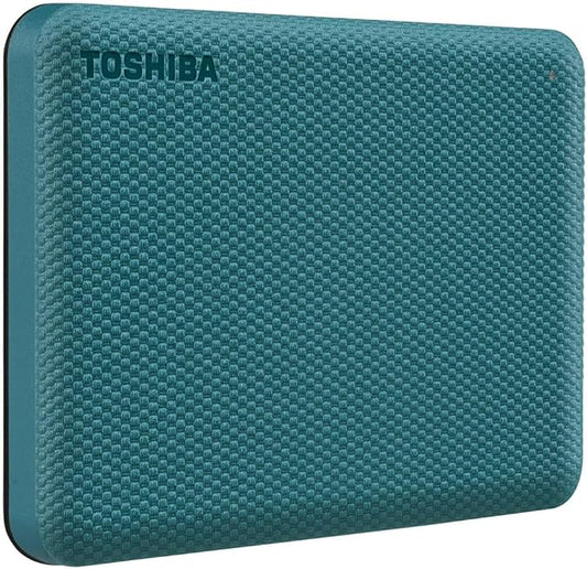 Toshiba Canvio Advance 1TB Portable External Hard Drive USB 3.0, Green - HDTCA10XG3AA, Backup 2.0