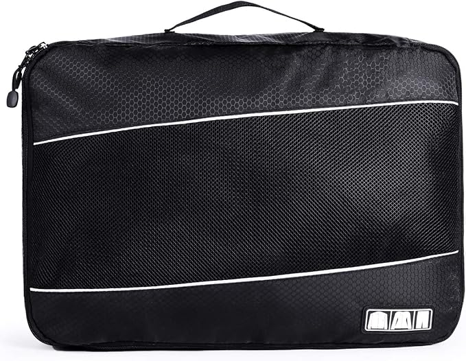 Packing Cubes Luggage Bags Organizer Durable Travel Accessories With Clothing Label