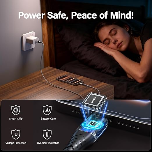 USB to USB C Cable, 2Pack 10FT USB A to Type C Charger Cord, Data Sync Nylon Braided Type C Fast Charging Cable for Phone 17 Pro Max/17/ 16e/16/15 Pro/15/Android/Samsumg G Alaxy S25 S24- Grey