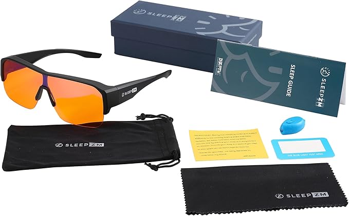 100% Blue Light Blocking Glasses - Women + Men - Better Sleep - Anti Eye Strain Protection - Computer Screens Gaming