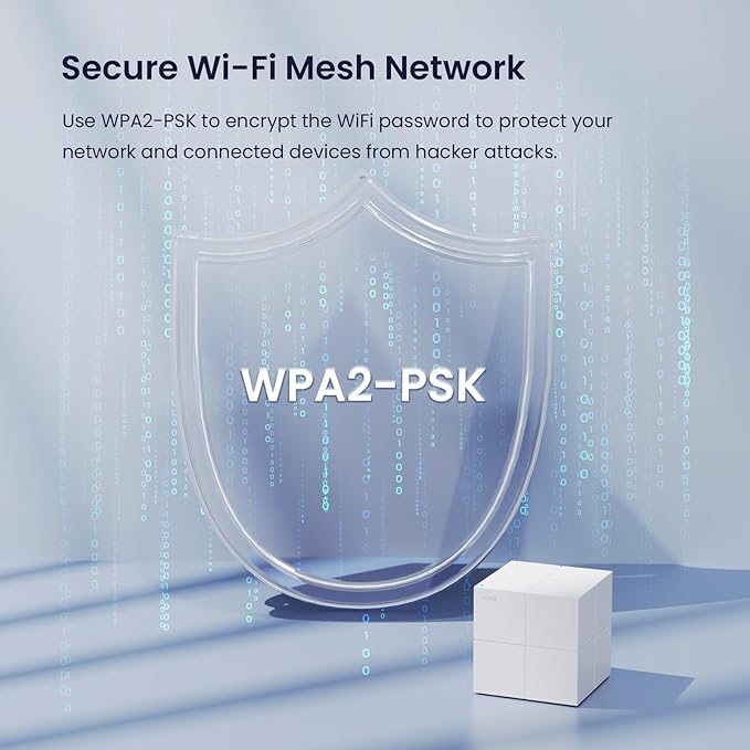 Tenda Nova Mesh WiFi System MW6 - Covers up to 4-6 Bedroom Houses- AC1200 Whole Home WiFi Mesh System - Gigabit Dual-Band Mesh Network - Replaces Wireless Router and WiFi Extender - 3-Pack
