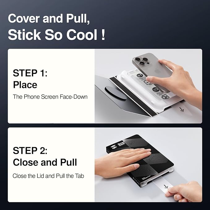 SMARTDEVIL 3 Pack Screen Protector for iPhone 15 Plus, Bubble-and-Dust-Free Box, HD Tempered Glass, Military Grade Shatterproof & Ultra Durable, Easy Installation